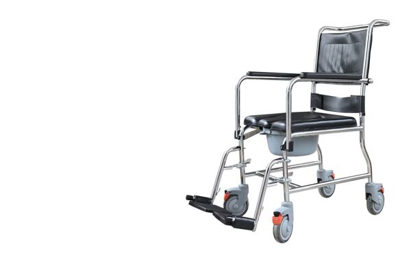 Pojízdné toaletní křeslo s nočníkem